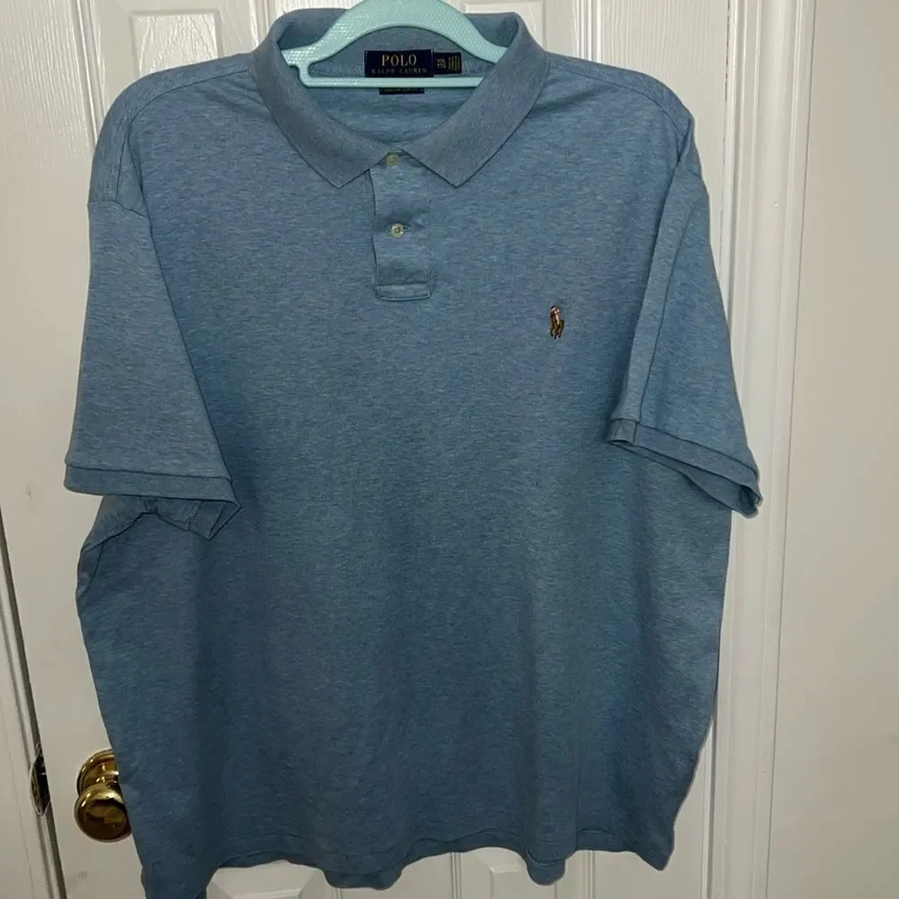 Polo Ralph Lauren shirt blue brown
